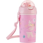 KikkaBoo cup With Straw and Strap - Music Fest, Pink, 450 ml 31302030081 3800171212564
