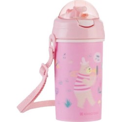 KikkaBoo cup With Straw and Strap - Music Fest, Pink, 450 ml 31302030081 3800171212564