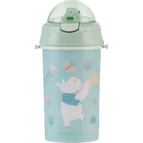 KikkaBoo cup With Straw and Strap - Music Fest, Mint, 450 ml 31302030082 3800171212571
