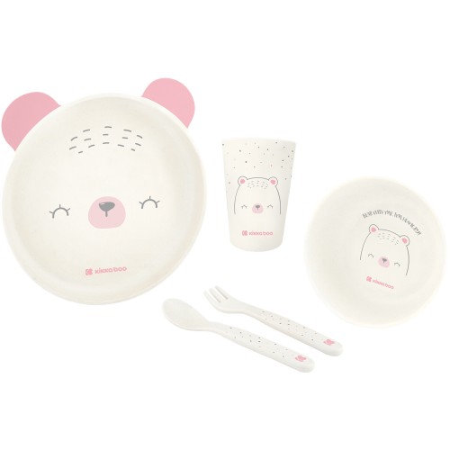KikkaBoo Σετ Φαγητού PP Set Bear With Me Pink 31302040134 3800171211659