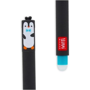 Legami Στυλό Gel Penguin Με Γόμα Με Τιρκουάζ Μελάνι EP0033 8052694005894