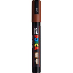 Uni-ball Mitsubishi Pencil Posca Medium Bullet Tip Marker - Brown PC-5M-ΚΑΦΕ 4902778916155