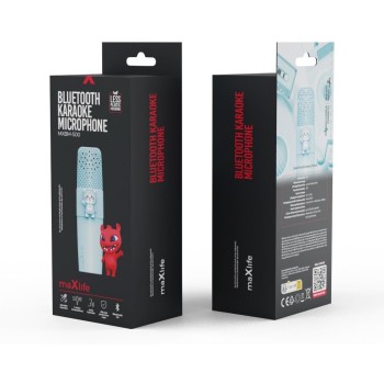 Maxlife Forever Bluetooth Ασύρματο Μικρόφωνο Karaoke Mxbm-500 Blue Cat Ηχείο Με Μικρόφωνο 3W Συμβατό Με Iphone, Android MXBM-500