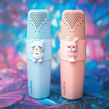 Maxlife Forever Bluetooth Ασύρματο Μικρόφωνο Karaoke Mxbm-500 Blue Cat Ηχείο Με Μικρόφωνο 3W Συμβατό Με Iphone, Android MXBM-500