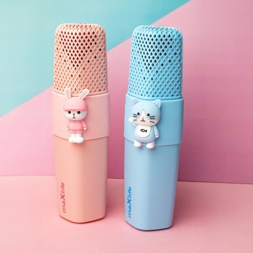 Maxlife Forever Bluetooth Ασύρματο Μικρόφωνο Karaoke Mxbm-500 Blue Cat Ηχείο Με Μικρόφωνο 3W Συμβατό Με Iphone, Android MXBM-500