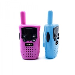 Maxlife Walkie Talkies For Kids Blue-Pink - 3 Safe Channels - Set Of 2 Walkie Talkies - Long Distance Walkie Talkies - Outdoor G