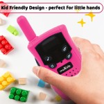 Maxlife Walkie Talkies For Kids Blue-Pink - 3 Safe Channels - Set Of 2 Walkie Talkies - Long Distance Walkie Talkies - Outdoor G
