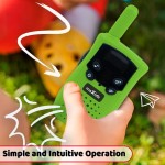 Maxlife Walkie Talkie Για Παιδιά Πορτοκαλί Πράσινο - 3 Ασφαλή Κανάλια Σετ Με 2 Walkie Talkie - Walkie Talkie Για Μεγάλες Αποστάσ
