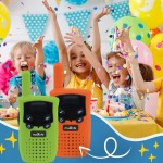 Maxlife Walkie Talkie Για Παιδιά Πορτοκαλί Πράσινο - 3 Ασφαλή Κανάλια Σετ Με 2 Walkie Talkie - Walkie Talkie Για Μεγάλες Αποστάσ