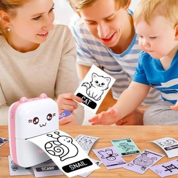 Maxlife Mxtp-100 Mini Printer Pocket Printer Mini Portable Photo Printer Mobile Smartphone Bluetooth Usb Cable Thermal Paper For