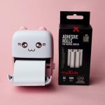 Maxlife Mxtp-100 Μίνι Εκτυπωτής Φωτογραφιών Τσέπης Φορητός Bluetooth Καλώδιο Usb Ροζ MXTP-100P 5900495198006