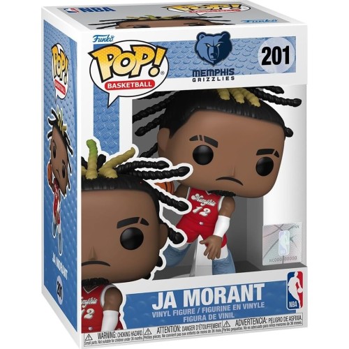 Funko Pop! Basketball: NBA Memphis Grizzlies - Ja Morant (City Edition 24-25) N.201 Συλλεκτική Φιγούρα Βινυλίου 099583 889698838