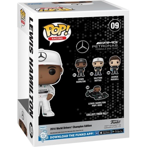 Funko Pop! Racing: AMG Petronas Formula One Team - Lewis Hamilton Με Κράνος - Mercedes-Benz N.09 094095 889698805810