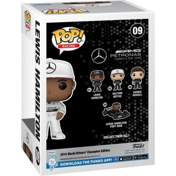 Funko Pop! Racing: AMG Petronas Formula One Team - Lewis Hamilton With Helm N.09 Vinyl Figure 094095 889698805810