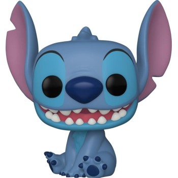 Funko Disney Stitch Pop! Disney: Lilo And Stitch - Stitch (Smiling Seated) N.1045 Vinyl Figure - Collectable  065665 88969855617