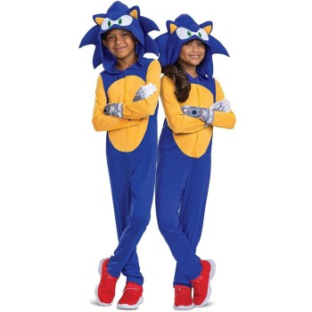 Disquise Sonic Prime Classic Kids Costume Large 10-12 148459G 192995054950