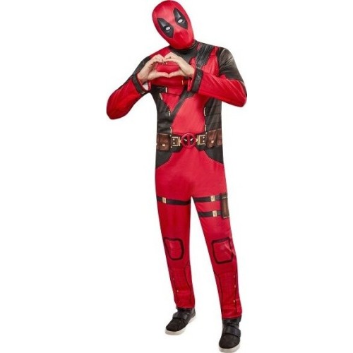 Rubies Marvel Avengers Deadpool Classic Adult Costume Large 128-140 Cm. 1001361XS 195884097410