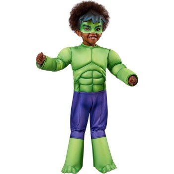 Rubies Marvel Avengers Kids Hulk Deluxe Costume UK 3-4 Years 98-104Cm. 702737S 5212054704611