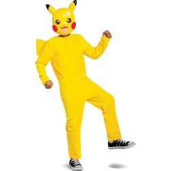 Disquise Pokemon Children's Pikachu Classic Costume 7-8 Years 127-136Cm. 90121K 039897901459