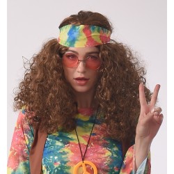 fun world Hippie Curly Wig for Adults 9319 5212054704208