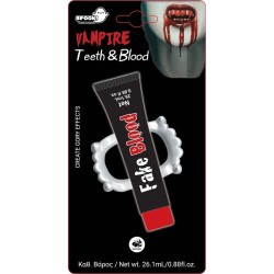Disquise Ψεύτικο Αίμα με Δόντια Βρυκόλακα 26.1ml  4333 5212054702068