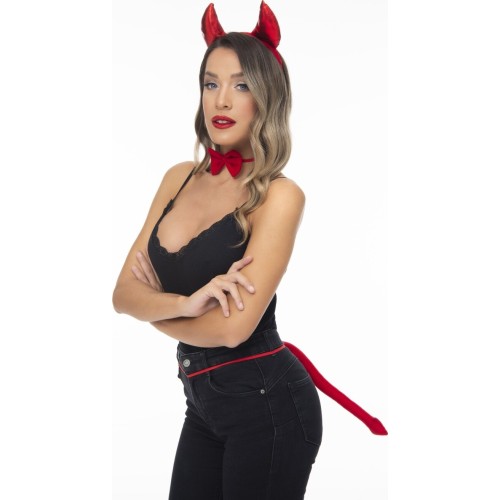fun world Σετ Μεταμφίεσης Διαβολίνα με Στέκα Φιόγκο και Ουρά  7903 5212007592333