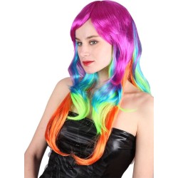 fun world Colorful Adult Wig 9314 5212054704178