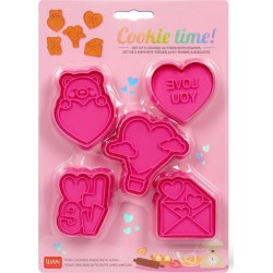 Legami Set of 5 Cookie Cutters - Cookie Time! VCC0001 8052694025809