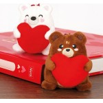 Legami Σετ 2 Mini Λούτρινα Μπρελόκ - Teddy Bears - Μαλακό! SPK0001 8052694026318