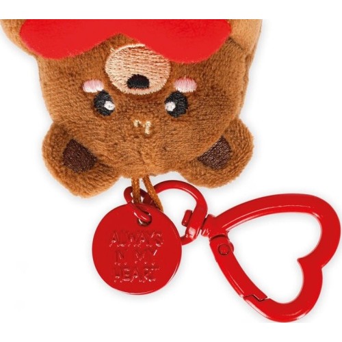 Legami Σετ 2 Mini Λούτρινα Μπρελόκ - Teddy Bears - Μαλακό! SPK0001 8052694026318