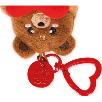 Legami Σετ 2 Mini Λούτρινα Μπρελόκ - Teddy Bears - Μαλακό! SPK0001 8052694026318