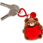 Legami Σετ 2 Mini Λούτρινα Μπρελόκ - Teddy Bears - Μαλακό! SPK0001 8052694026318