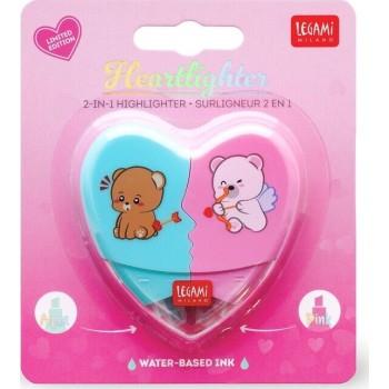 Legami 2-in-1 Highlighter - Heartlighter HSH0001 8052694025854