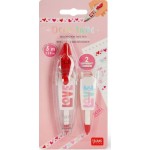 Legami Διακοσμητική Ταινία Στυλό Deco Tape Pen Καρδιές 2X4m DT0001 8052694005160