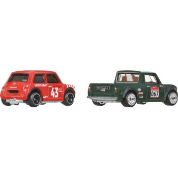 Mattel Hot Wheels Premium Car Culture Twin 2 Pack Morris Mini & '67 Austin Mini Pickup HBL96 / JBK97 194735262540