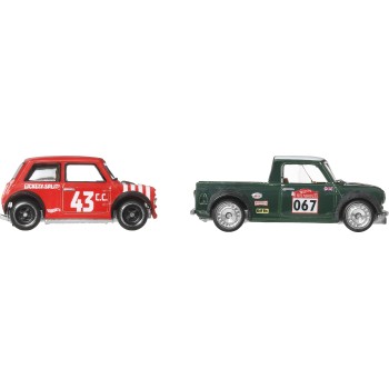 Mattel Hot Wheels Hw Premium - Σετ Των 2 Premium Car Culture Twin 2 Pack Morris Mini & '67 Austin Mini Pickup HBL96 / JBK97 1947