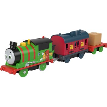 Mattel Fisher-Price Τόμας Μηχ/Τα Τρένα Με 2 Βαγόνια Thomas And Friends Percy’S Mail Delivery With Cargo HFX97 / HMK04 1947351291