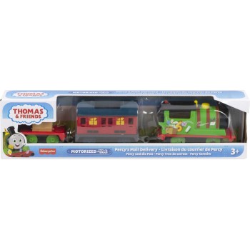 Mattel Fisher-Price Τόμας Μηχ/Τα Τρένα Με 2 Βαγόνια Thomas And Friends Percy’S Mail Delivery With Cargo HFX97 / HMK04 1947351291