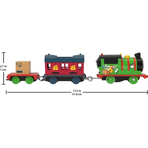 Mattel Fisher-Price Τόμας Μηχ/Τα Τρένα Με 2 Βαγόνια Thomas And Friends Percy’S Mail Delivery With Cargo HFX97 / HMK04 1947351291