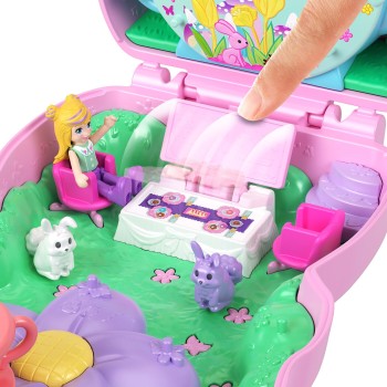 Mattel Polly Pocket Tea Party Bunny Compact JFG56 / JCR40 194735274918