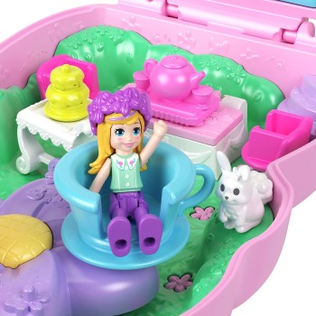 Mattel Polly Pocket Tea Party Bunny Compact JFG56 / JCR40 194735274918
