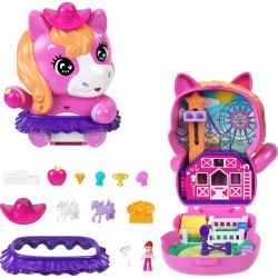 Mattel Polly Pocket Pony Rodeo Compact JFG56 / JCR39 194735275007