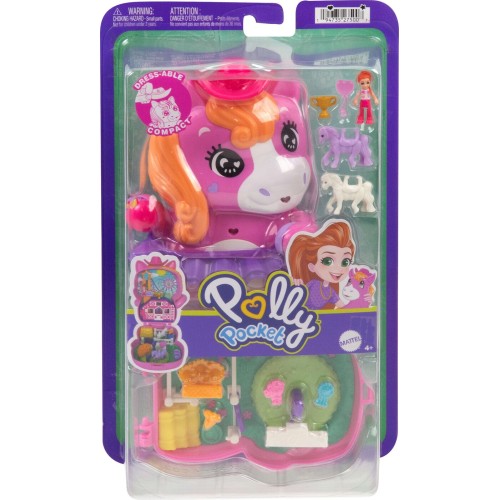 Mattel Polly Pocket Pony Rodeo Compact Σετ Παιχνιδιών JFG56 / JCR39 194735275007