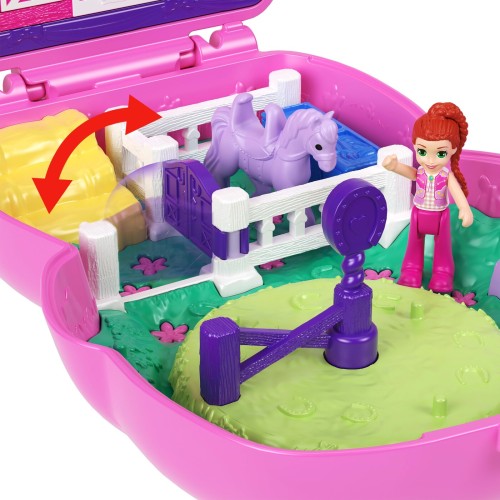 Mattel Polly Pocket Pony Rodeo Compact Σετ Παιχνιδιών JFG56 / JCR39 194735275007