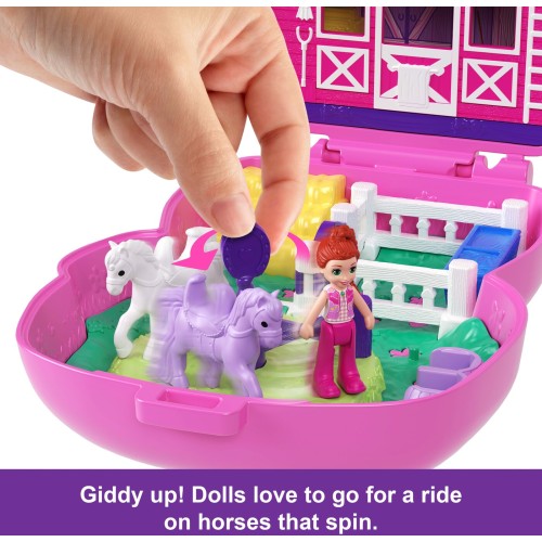 Mattel Polly Pocket Pony Rodeo Compact Σετ Παιχνιδιών JFG56 / JCR39 194735275007