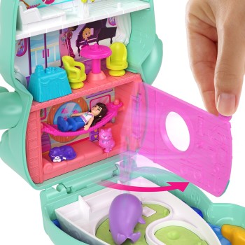 Mattel Polly Pocket SET Sail Kitty Compact JFG56 / JCR37 194735274963