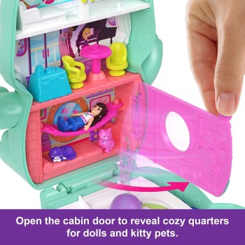 Mattel Polly Pocket SET Sail Kitty Compact JFG56 / JCR37 194735274963
