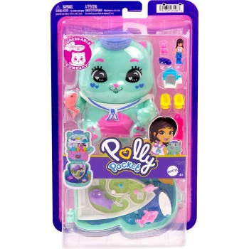 Mattel Polly Pocket SET Sail Kitty Compact JFG56 / JCR37 194735274963