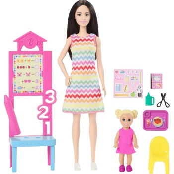 Mattel Barbie Teacher Κούκλα JCR71 / JCR77 194735275236