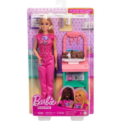 Mattel Barbie Baby Doctor Doll JCR71 / JCR72 194735275274